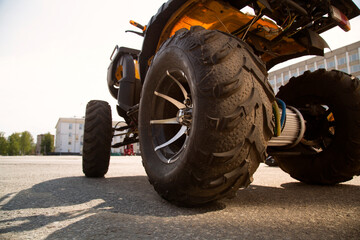 ATV on the street of the city.Transport for off-road driving. © Александр Поташев