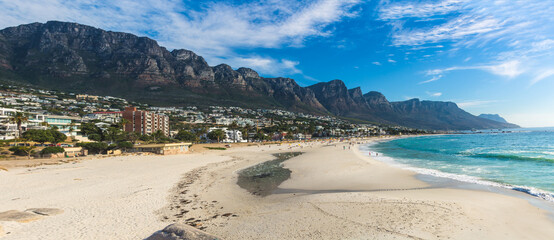 view of camps bay with 12 apostles