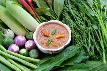 Chili Paste with Fresh Vegetables