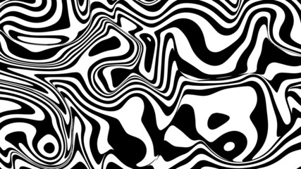 Illustration vector graphic of optical art abstract background liquify lines design. 
