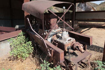 Abandoned Donkey Engine Showing the Power-Takeoff and Transmission Control