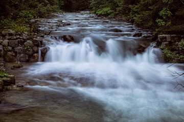Flowing creek, Western Tatras mountain, Slovakia