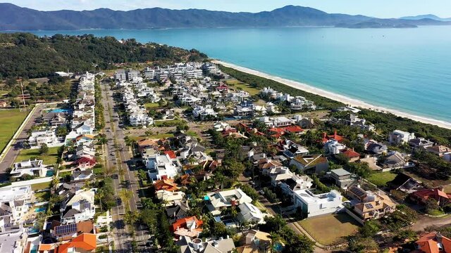 Downtown of Florianopolis city, Santa Catarina, Brazil. Seaside island view.Downtown of Florianopolis city, Santa Catarina, Brazil. Seaside island view.Downtown of Florianopolis city, Santa Catarina.