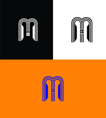 M logo monogram