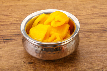 Canned Jackgruit in the bowl