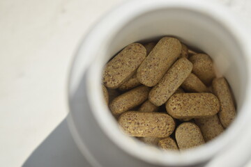 food, nut, peanut, snack, brown, healthy, nuts, isolated, almond, peanuts, heap, bowl, closeup, natural, pills, dry, health, medicine, seed, organic, macro, close-up, vitamin, white background, pill