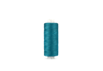 Spool of thread in viking color isolated on white background.