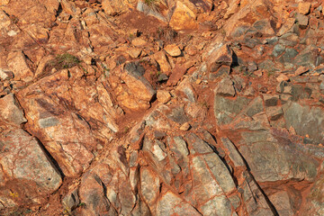 Rocks and stones pattern as background