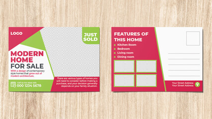 Real Estate Postcard Design Templates