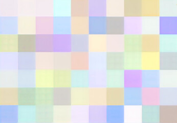 Pastel colour squares