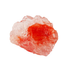 Pink Salt, Himalayan, isolated on white background, clipping path, full depth of field