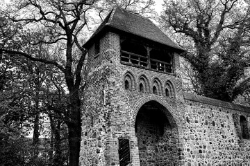 Medieval fortification of the city gate in Neuebrandemburg