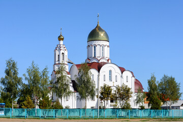 New Church of Alexander Nevsky in Rogachev. Gomel region. Belarus