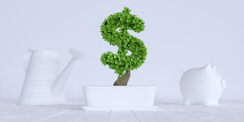 Take care of savings so that they grow in the future.  Dolar version.