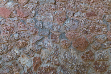 texture of red and orange stone