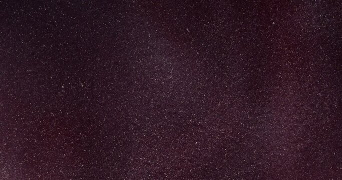 The dark glitter paint shimmers beautifully slowly