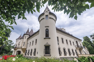 Karolyi castle in Carei town, Romania