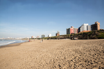 Mar del Plata skyline and beaches             