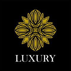 luxury logo template	