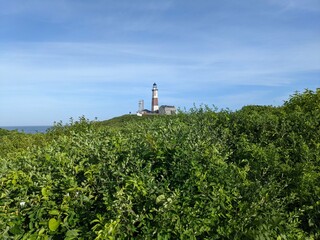 Fototapeta na wymiar Lighthouse in Montauk, NY - June 2021