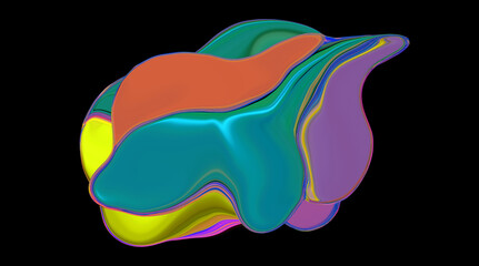 Creative painting colorful abstract on background, Color gradient background design

