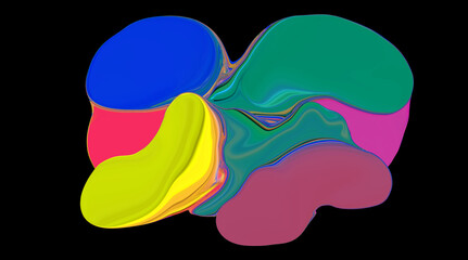 Creative painting colorful abstract on background, Color gradient background design

