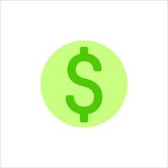 US Dollar sign. Element of money symbol icon. Premium quality graphic design icon. Baby Signs, outline symbols collection icon for websites, web design, mobile app on white background.