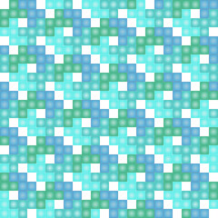 The Square Blocks Seamless Pattern, Tetris