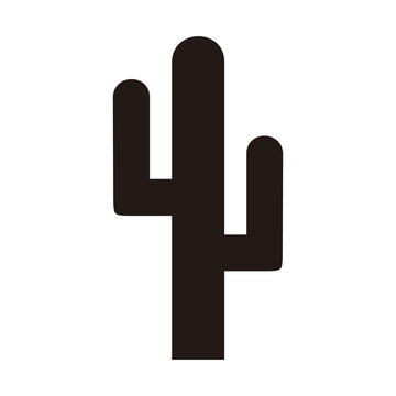 cactus icon vector illustration sign