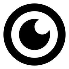 Eye icon on the white background.