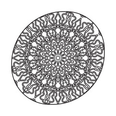 Texture Paper Cut Indian Mandala