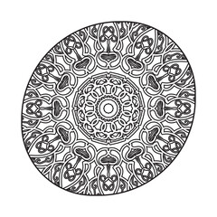 Texture Paper Cut Indian Mandala