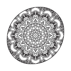 Texture Paper Cut Indian Mandala