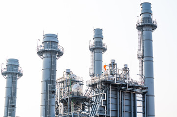 Industrial zone,The equipment of oil refining,Close-up of industrial pipelines of an oil-refinery plant,Detail of oil pipeline with valves in large oil refinery.