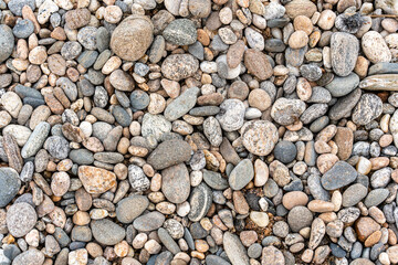 pebbles and sand for the background