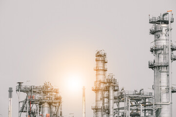 Industrial zone,The equipment of oil refining,Close-up of industrial pipelines of an oil-refinery plant,Detail of oil pipeline with valves in large oil refinery.