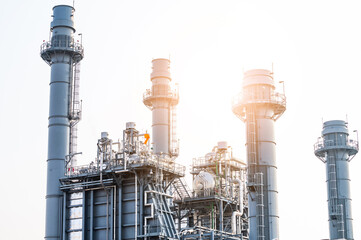 Industrial zone,The equipment of oil refining,Close-up of industrial pipelines of an oil-refinery plant,Detail of oil pipeline with valves in large oil refinery.