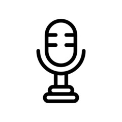 podcast icon illustration  vector graphic