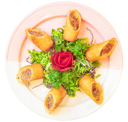 spring roll with vegetable