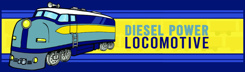 1950s diesel train engine | diesel power
