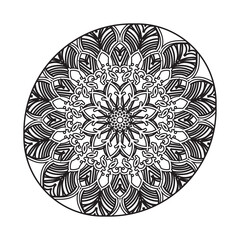 India Mandala Pattern Background