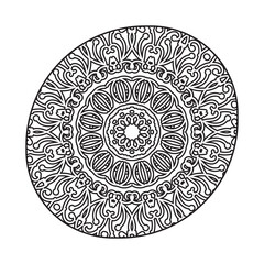 India Mandala Pattern Background