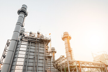 Industrial zone,The equipment of oil refining,Close-up of industrial pipelines of an oil-refinery plant,Detail of oil pipeline with valves in large oil refinery.