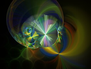 Imaginatory fractal background generated Image