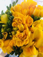 a bouquet of Fourizia flowers