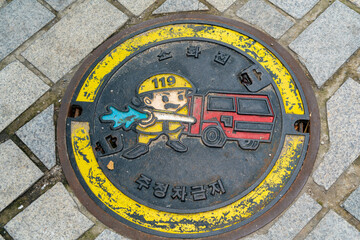 韓国のソウルの観光名所を旅行している風景 A scene from a trip to a tourist attraction in Seoul, South Korea.