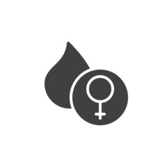 Feminine hygiene vector icon