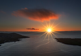 Sunset at Portnoo in County Donegal - Ireland