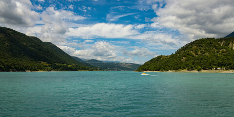 Lake of Monteynard in the vercors