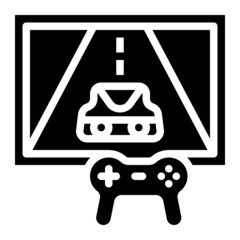 gamepad glyph icon © ferdizzimo
